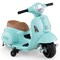Plastic Licensed Kids Ride-On Motorcycle Vespa with LED Headlight and Horn Sound
